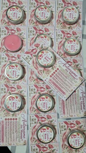 Cartão com Vela Aromática Personalizada
